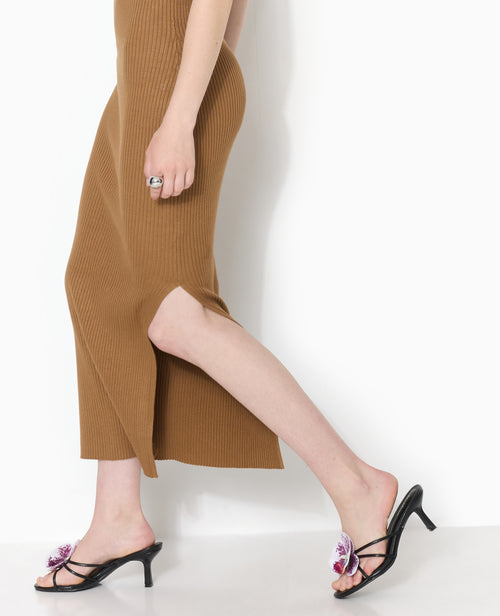 Robe longue bustier en maille côtelée - PIMKIE - 5