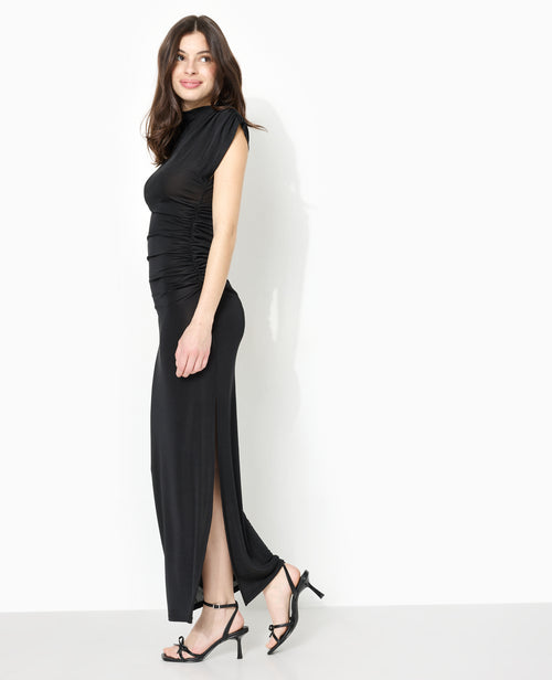 Robe longue en maille avec fronces et drapés - PIMKIE - 7