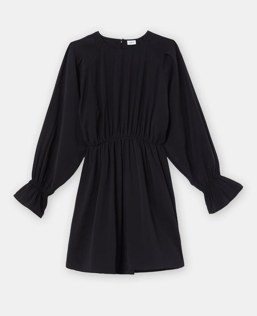 Robe courte avec taille élastiquée en tissu fluide - PIMKIE - 4