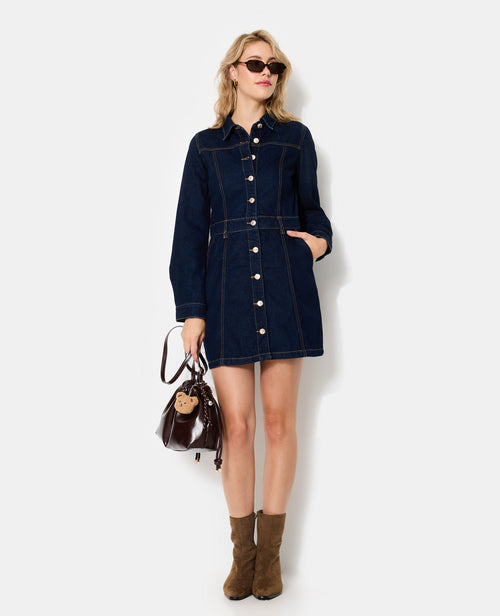 Robe boutonnée en jean - PIMKIE - 3