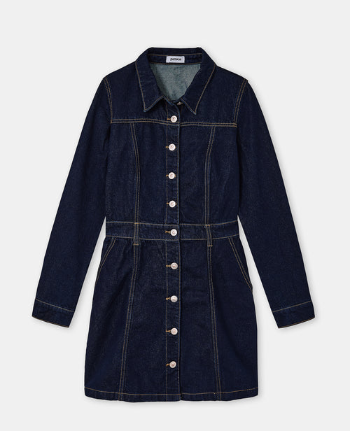 Robe boutonnée en jean - PIMKIE - 4