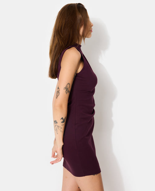 Robe courte sans manches avec fronces côté - PIMKIE - 2