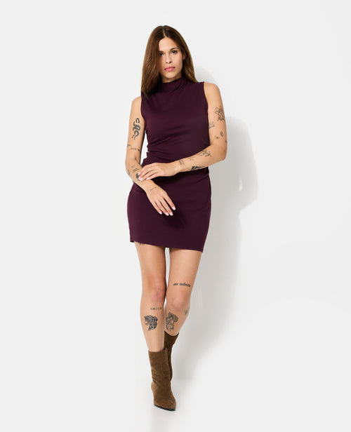 Robe courte sans manches avec fronces côté - PIMKIE - 1