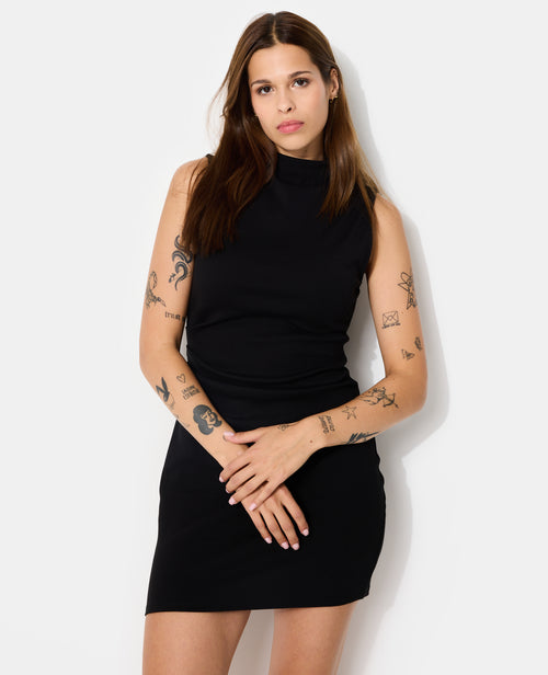 Robe courte sans manches avec fronces côté - PIMKIE - 5