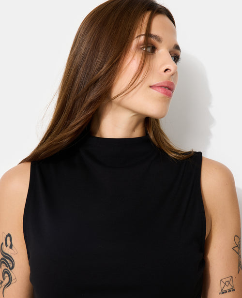 Robe courte sans manches avec fronces côté - PIMKIE - 8