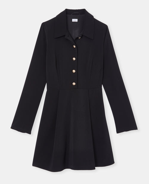 Robe courte patineuse city avec boutons - PIMKIE - 4