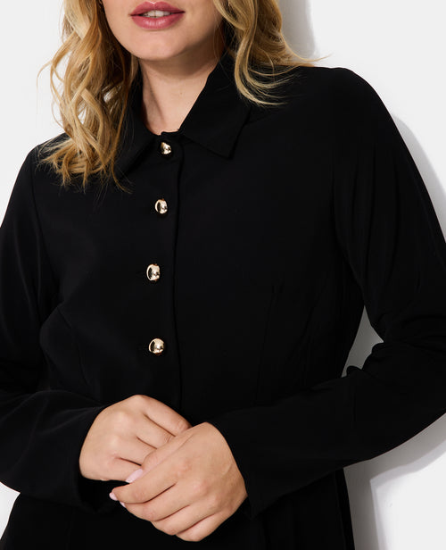 Robe courte patineuse city avec boutons - PIMKIE - 7