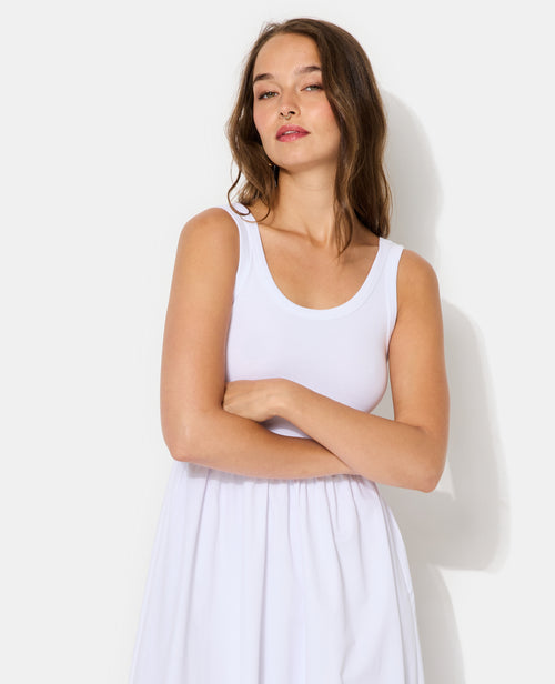 Robe longue haut débardeur et bas évasé - PIMKIE - 2