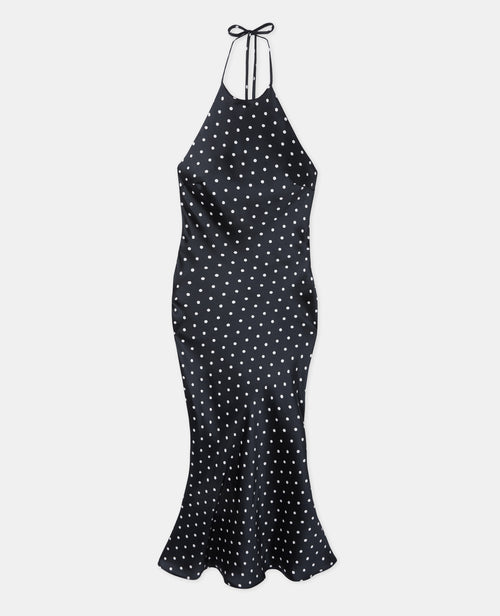 Robe longue dos-nu motif pois - PIMKIE - 4