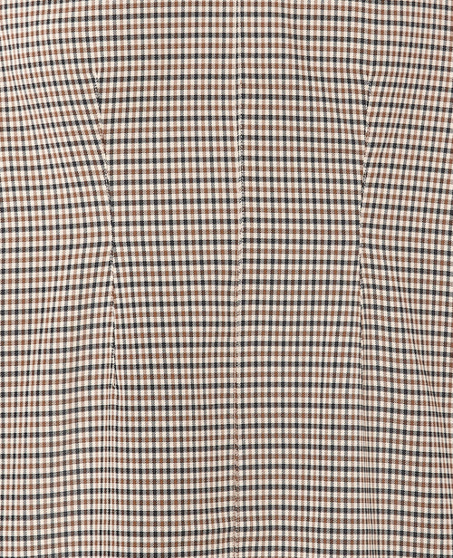 Robe courte larges emmanchures motif carreaux - PIMKIE - 8