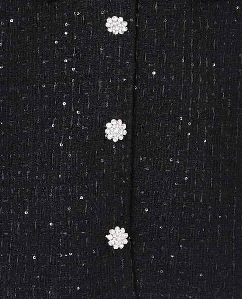 Robe chasuble en tweed avec sequins - PIMKIE - 7