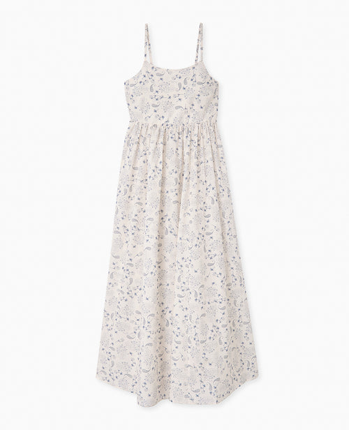 Robe longue à bretelles motif cachemire - PIMKIE - 4