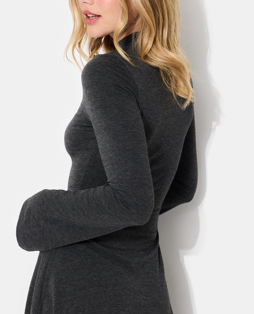 Robe courte patineuse avec manches flare - PIMKIE - 2