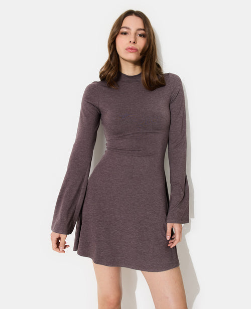 Robe courte patineuse avec manches flare - PIMKIE - 5