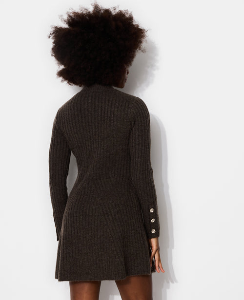 Robe pull patineuse avec boutons aux manches - PIMKIE - 6