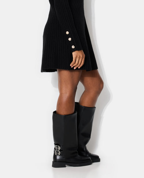 Robe pull patineuse avec boutons aux manches - PIMKIE - 3