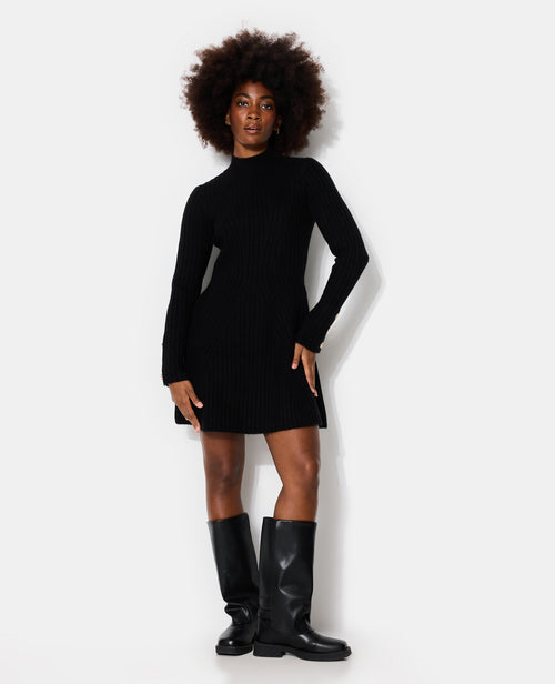 Robe pull patineuse avec boutons aux manches - PIMKIE - 1