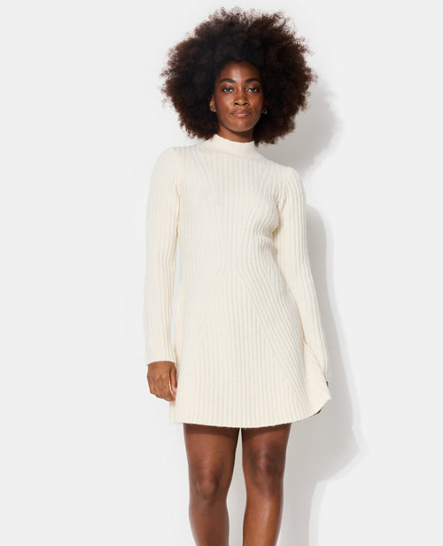 Robe pull patineuse avec boutons aux manches - PIMKIE - 3