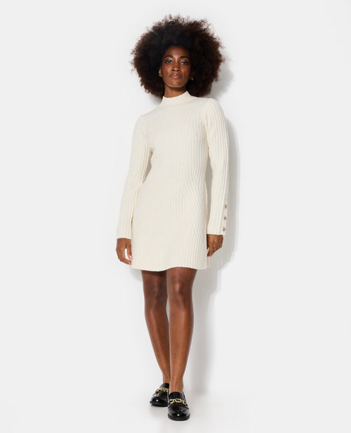 Robe pull patineuse avec boutons aux manches - PIMKIE - 5