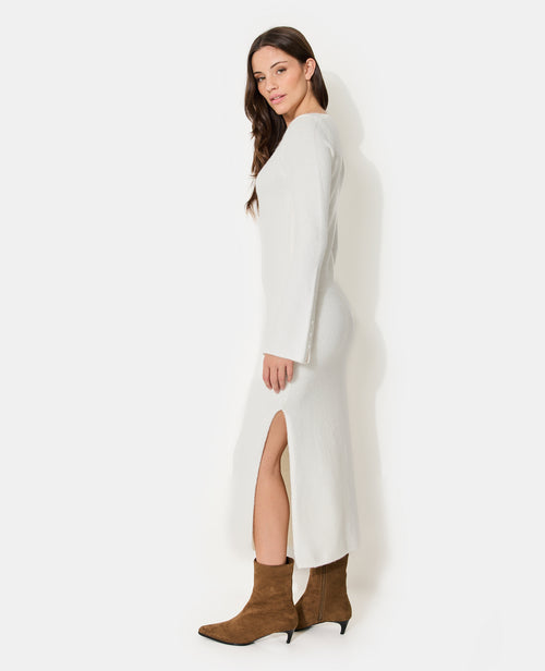 Robe longue en maille avec manches flare - PIMKIE - 6