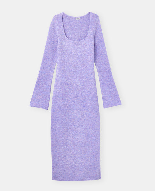 Robe longue en maille avec manches flare - PIMKIE - 3