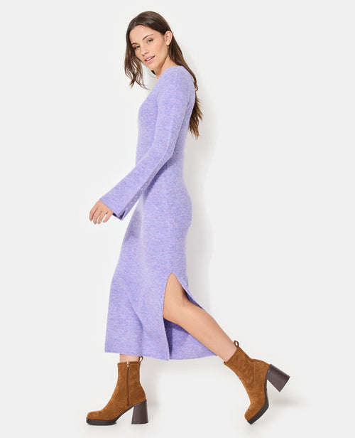 Robe longue en maille avec manches flare - PIMKIE - 5