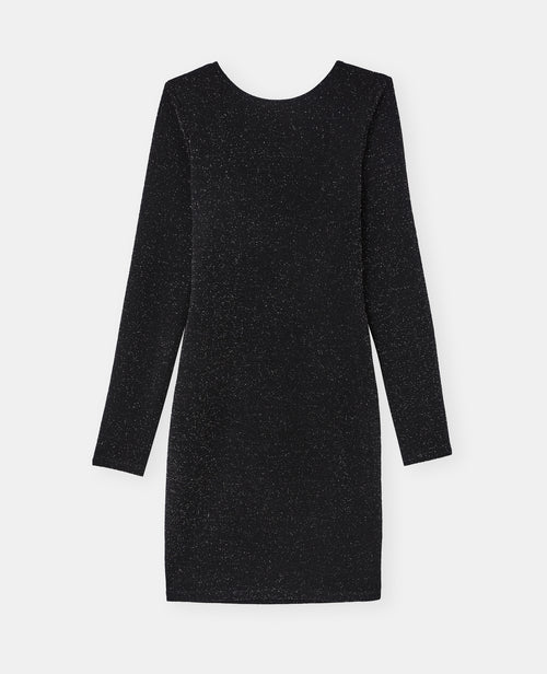 Robe courte décolleté dos en maille avec lurex - PIMKIE - 4