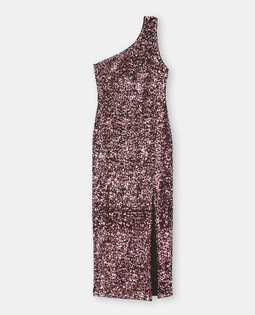 Robe longue asymétrique avec sequins - PIMKIE - 4