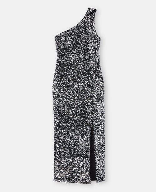Robe longue asymétrique avec sequins - PIMKIE - 4
