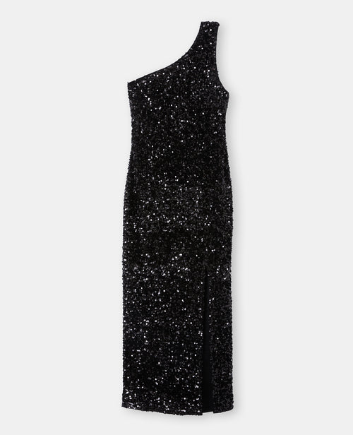 Robe longue asymétrique avec sequins - PIMKIE - 4