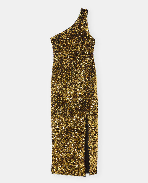 Robe longue asymétrique avec sequins - PIMKIE - 4