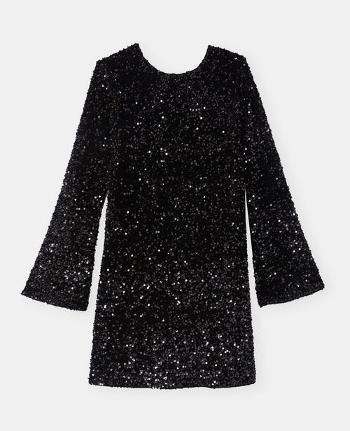 Robe courte dos V avec sequins - PIMKIE - 4