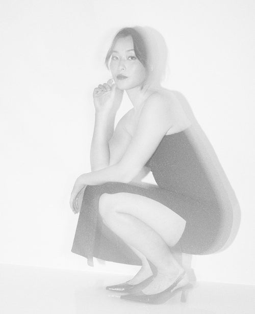 Robe bustier en maille stretch avec lurex - PIMKIE - 1