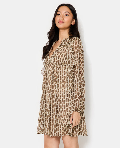 Robe en voile avec volants motifs cachemire - PIMKIE - 7