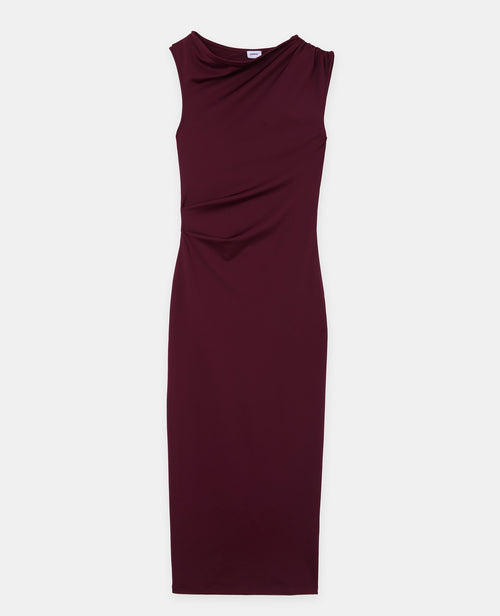 Robe longue en maille stretch avec fronces - PIMKIE - 4