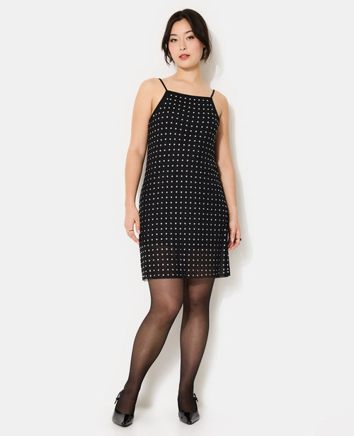 Robe courte dos-nu avec clous - PIMKIE - 1