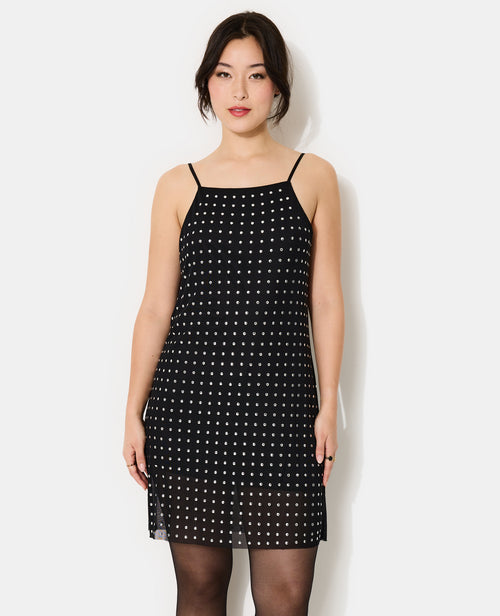 Robe courte dos-nu avec clous - PIMKIE - 5