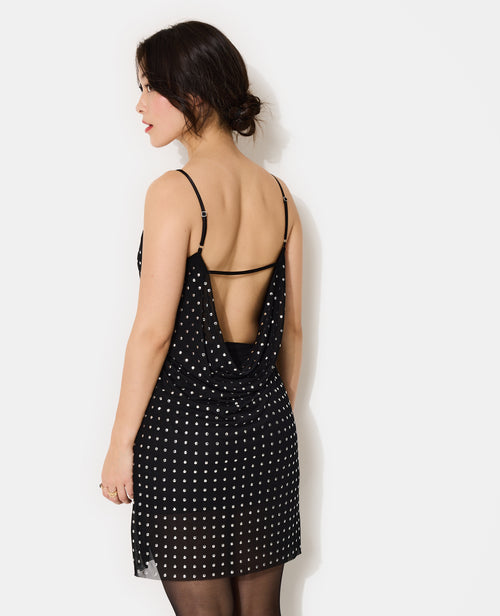 Robe courte dos-nu avec clous - PIMKIE - 6