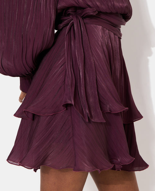 Robe en tissu brillant avec effet drapé - PIMKIE - 2