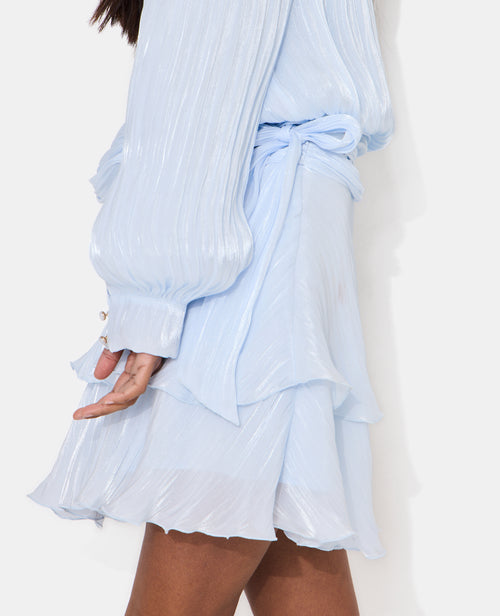 Robe en tissu brillant avec effet drapé - PIMKIE - 2