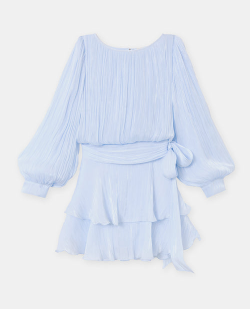 Robe en tissu brillant avec effet drapé - PIMKIE - 4