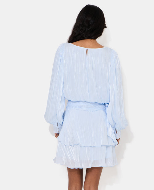 Robe en tissu brillant avec effet drapé - PIMKIE - 6