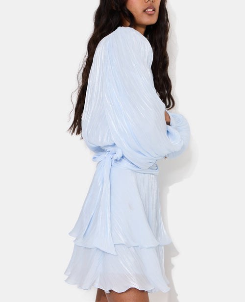 Robe en tissu brillant avec effet drapé - PIMKIE - 7