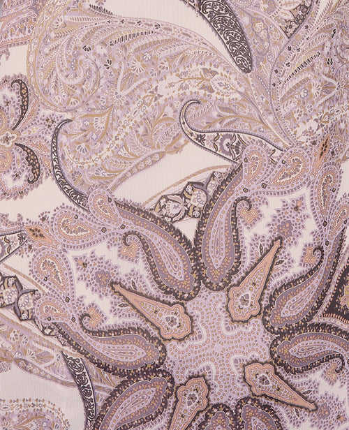 Robe longue en voile avec volants et motif cachemire - PIMKIE - 7