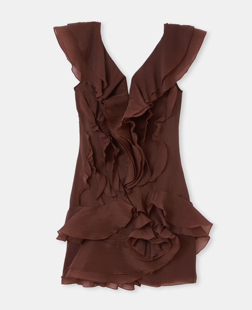 Robe courte sans manches avec volants - PIMKIE - 4