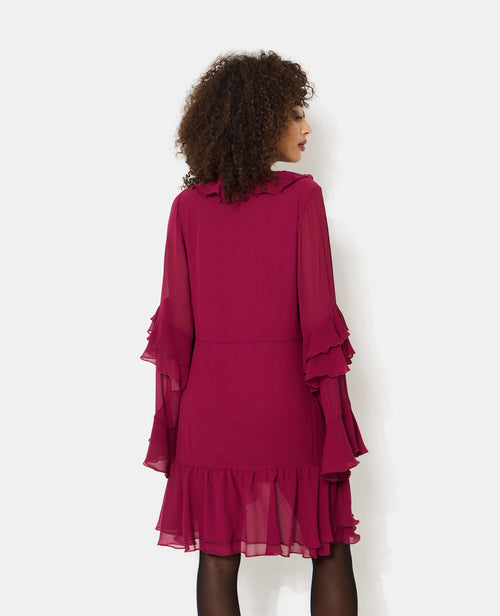 Robe courte en voile avec volants - PIMKIE - 6