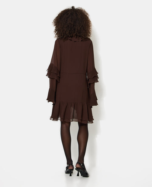Robe courte en voile avec volants - PIMKIE - 6