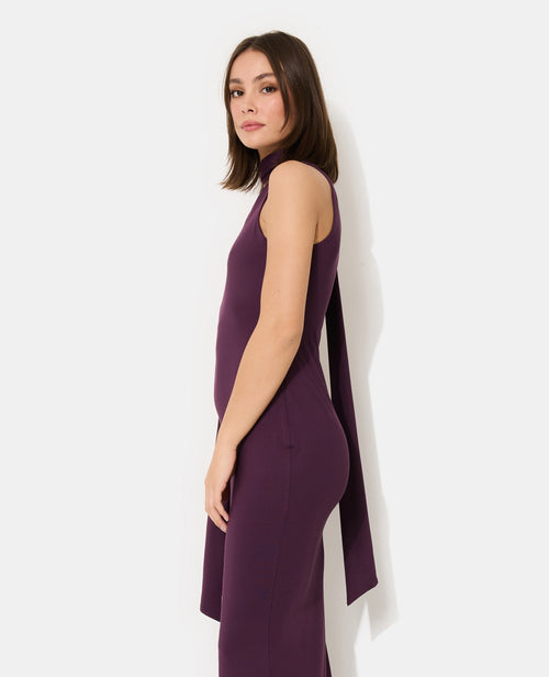 Robe longue asymétrique avec foulard - PIMKIE - 2
