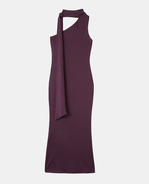 Robe longue asymétrique avec foulard - PIMKIE - 4