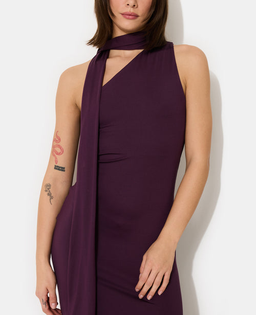 Robe longue asymétrique avec foulard - PIMKIE - 7